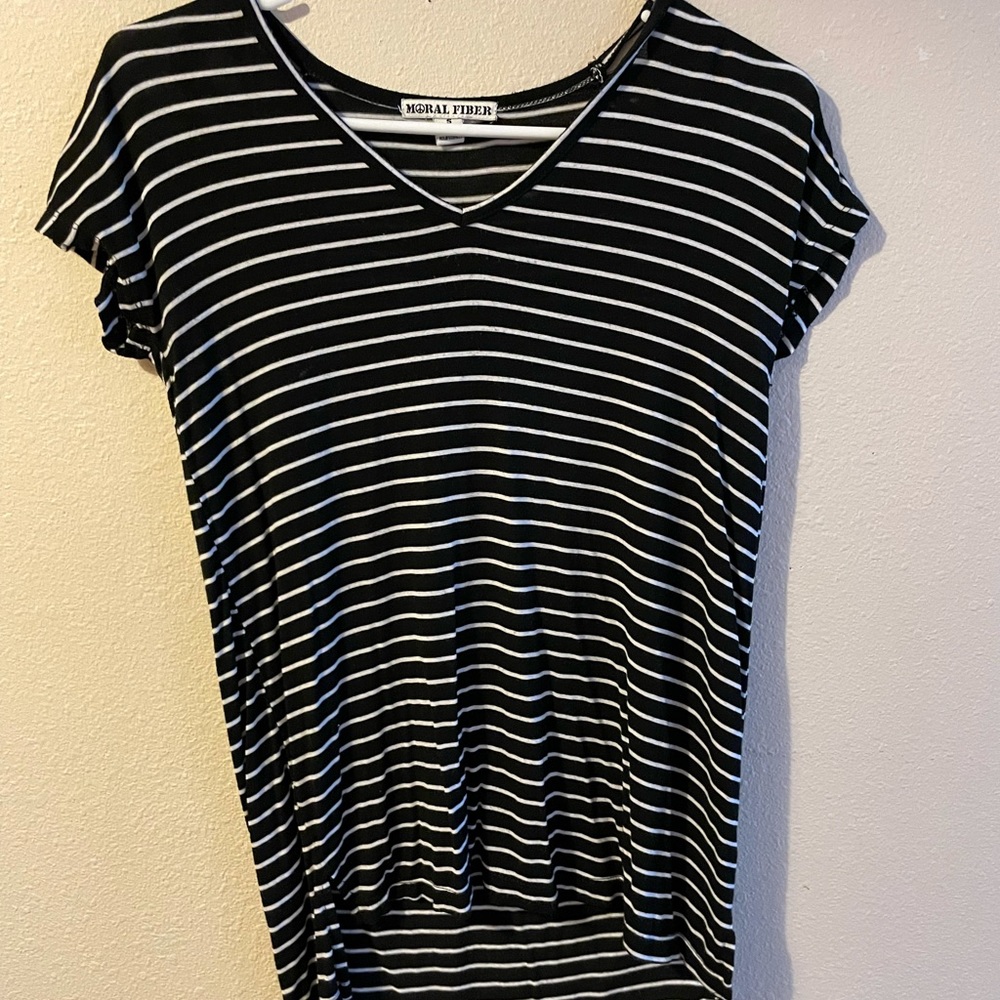 Moral Fiber Shoulder Detail Top